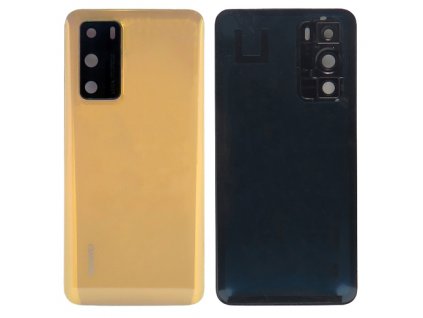 Zadní kryt + kryt fotoaparátu pro Huawei P40, barva růžová (Blush Gold)