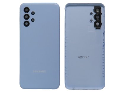 Zadní kryt s krytem fotoaparátu pro Samsung Galaxy A13 4G (SM-A135F) v modré barvě.
