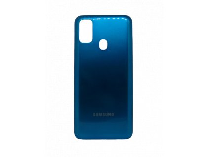 Zadní kryt pro Samsung Galaxy M21 (M215F) v zelené barvě s výřezy pro fotoaparát a snímač otisků prstů.