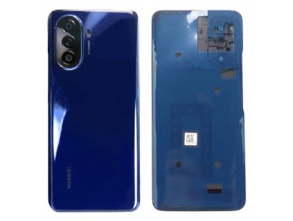 Zadní kryt + kryt fotoaparátu pro Huawei Nova Y70, barva modrá (Crystal Blue)