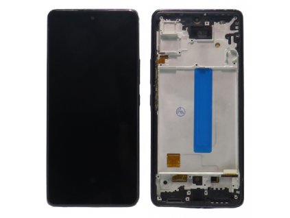 SMALL OLED Displej Samsung Galaxy A53 5G (SM-536B) + dotyková plocha černá + Rám (Black)