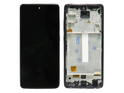 Samsung Galaxy A52 4G / A52 5G / A52s 5G Displej + dotyková plocha + Rám (Awesome Black) - BIG OLED