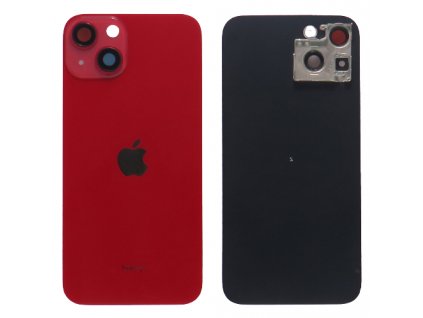 Apple iPhone 13 zadní sklo + sklíčko kamery - červená barva (Red)