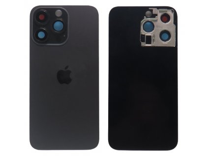 Apple iPhone 13 Pro zadní sklo + sklíčko kamery - černá barva (Graphite)