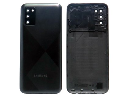 Samsung Galaxy A02s (SM-A025G) - Kryt zadní + kryt fotoaparátu, barva černá (Black)