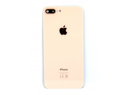 Iphone 8 Plus zadní sklo + sklíčko kamery - zlatá barva