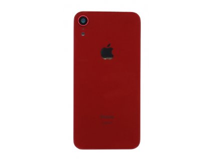 Iphone XR zadní sklo + sklíčko kamery - červená barva