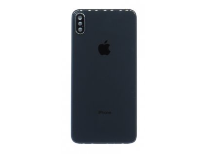 Iphone XS Max zadní sklo + Sklíčko kamery - černá barva