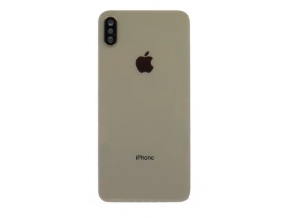 Iphone XS Max zadní sklo + Sklíčko kamery - zlatá barva