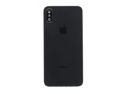 Iphone XS zadní sklo + Sklíčko kamery - černá barva