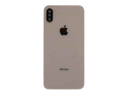 Iphone XS zadní sklo + Sklíčko kamery - zlatá barva