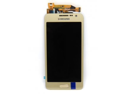 Náhrada LCD Displej Samsung Galaxy A3 2015 (A300) + dotyková plocha zlatá