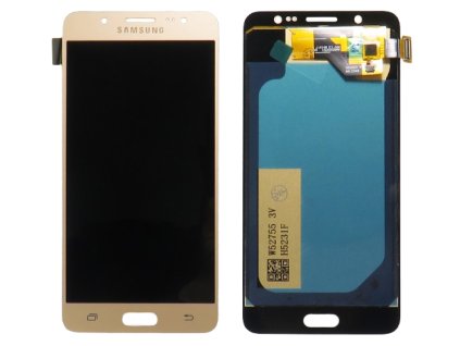 Náhrada LCD Displej Samsung Galaxy J5 2016 (J510) + dotyková plocha zlatá