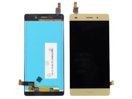 Originál LCD Displej Huawei P8 Lite + dotyková plocha zlatá