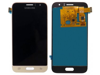 Samsung Galaxy J1 2016 (SM-J120F) Displej + dotyková plocha zlatá - OLED