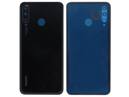 Zadní kryt + kryt fotoaparátu pro Huawei P30 Lite, barva černá (Midnight Black)