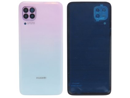 Zadní kryt + kryt fotoaparátu pro Huawei P40 Lite, barva růžová (Light Pink/Blue)