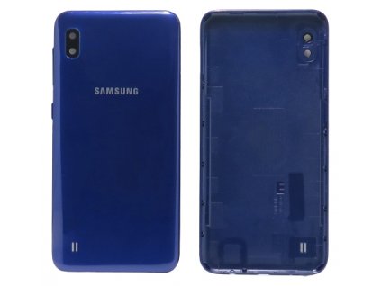 Zadní kryt s krytem fotoaparátu pro Samsung Galaxy A10 (SM-A105F) v modré barvě.