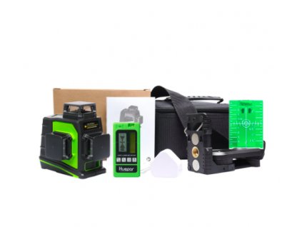 9713 3 laserovy samonivelacni 3d 12 liniovy pristroj huepar prijimac
