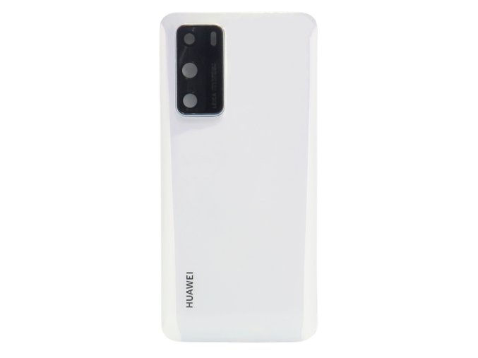 Huawei P40 - Kryt zadní + kryt fotoaparátu, barva bíla