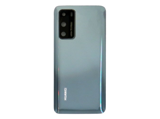 Huawei P40 - Kryt zadní + kryt fotoaparátu, barva stříbrná