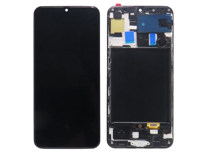 OLED Displej Samsung Galaxy A50 (SM-A505F) + dotyková plocha černá + Rám