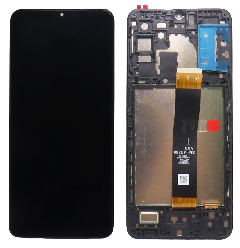 Originál LCD Displej Samsung Galaxy A32 5G (SM-A326) + dotyková plocha černá + Rám