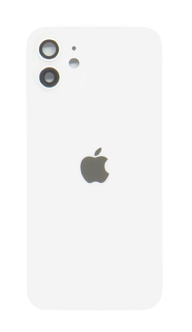 Iphone 12 zadní sklo + Sklíčko kamery - White