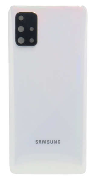 Samsung A71 (SM-A715F) - Kryt zadní + kryt fotoaparátu, barva bíla