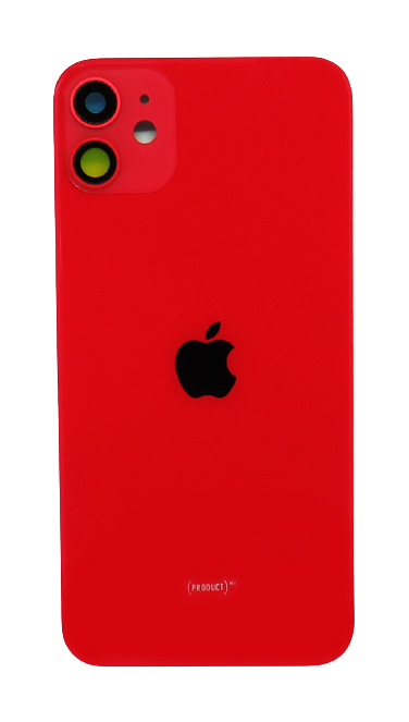 Iphone 11 zadní sklo - červená barva (Red)