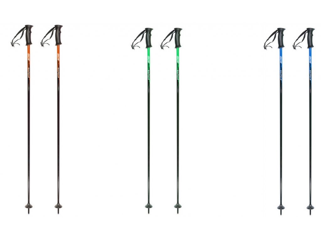 Lyžařské hole Ski Pole Farba: Červeno - Čierna, Veľkosť: 90 cm