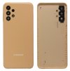 Zadní kryt s krytem fotoaparátu pro Samsung Galaxy A13 4G (SM-A135F) v oranžové barvě (Peach).