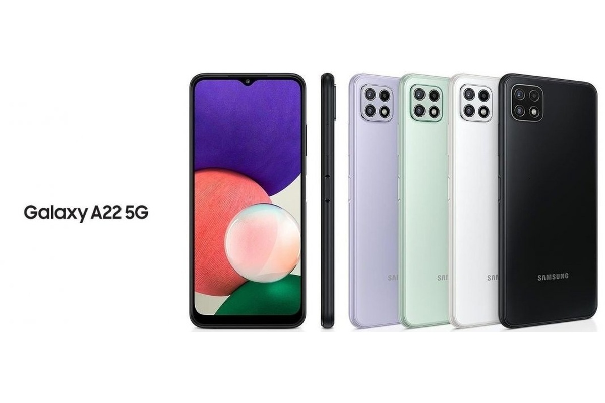 Samsung Galaxy A22 5G (SM-A226B) – Megfizethető 5G okostelefon nagy kijelzővel, gyors rendszerrel és hosszú üzemidővel