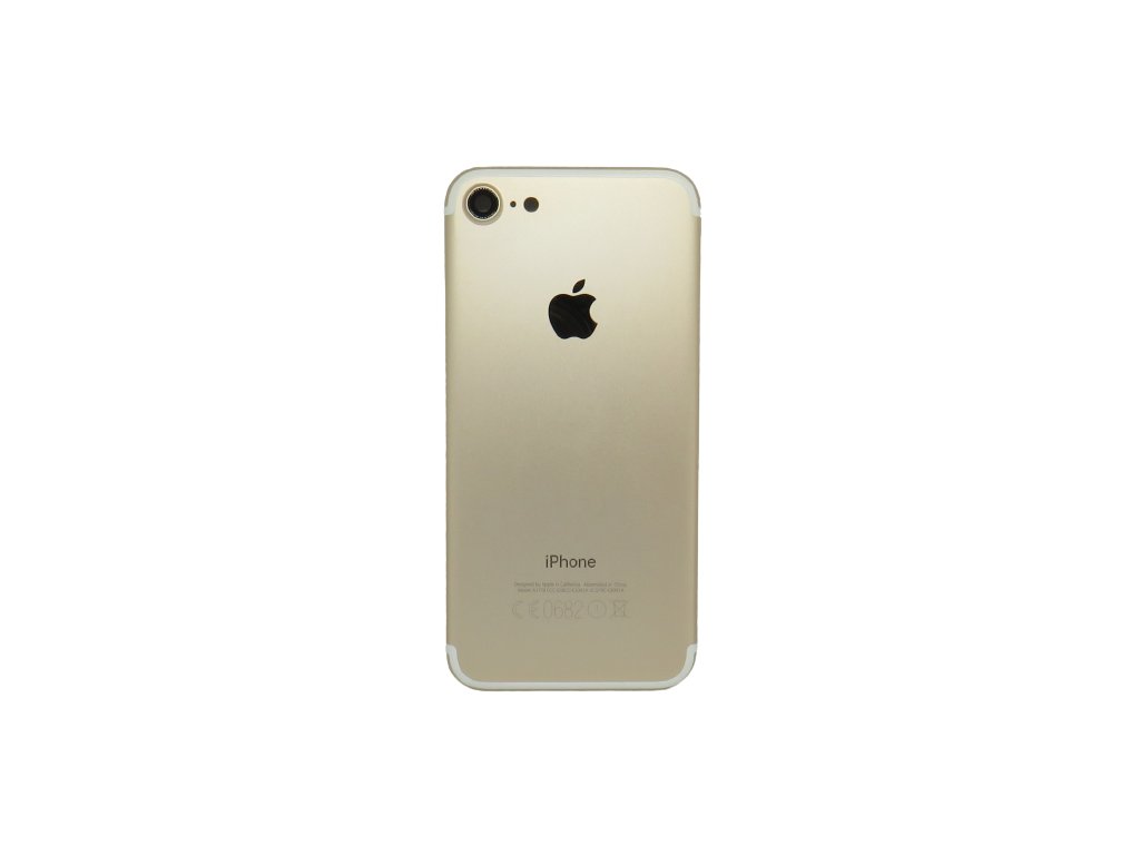 Apple iPhone 7 hátlap arany Gold + gombok - Lemes