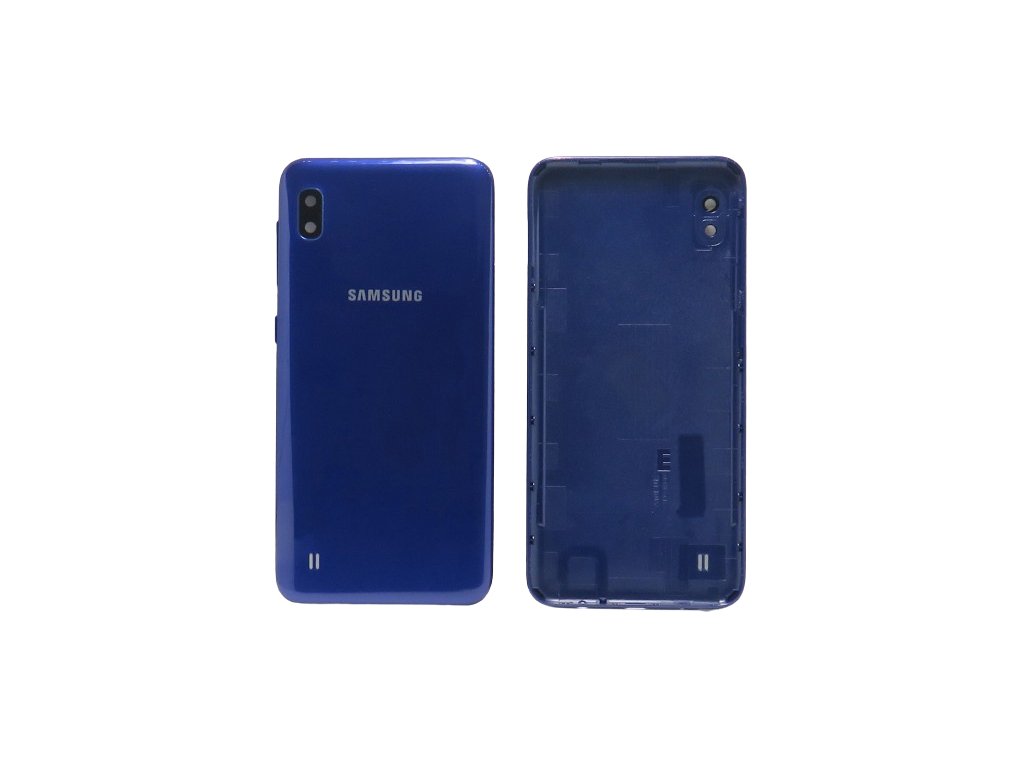 Samsung Galaxy A10 (A105F) - Hátsó tok +fényképező tok, kék színű - Lemes
