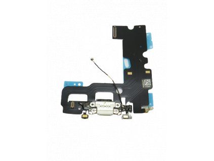 Apple iPhone 7 Flex töltőkabel, AUX port, mikrofon – fehér