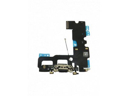 Apple iPhone 7 Flex töltőkabel, AUX port, mikrofon – fekete