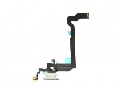 Apple iPhone X Flex töltőkabel, mikrofon – fehér