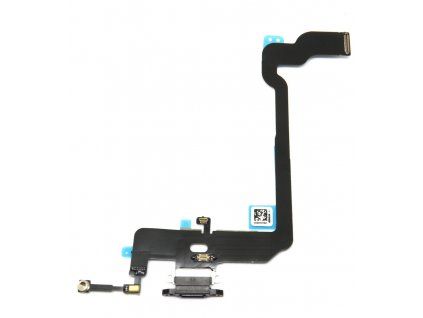 Apple iPhone XS Flex töltőkabel, mikrofon – fekete