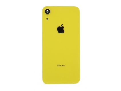 Iphone XR hátlapi üveg + kamera üveg – sárga színű