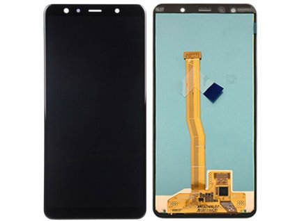 Pót Incell LCD képernyő Samsung Galaxy A7 2018 (a750) + fekete érintőképernyő