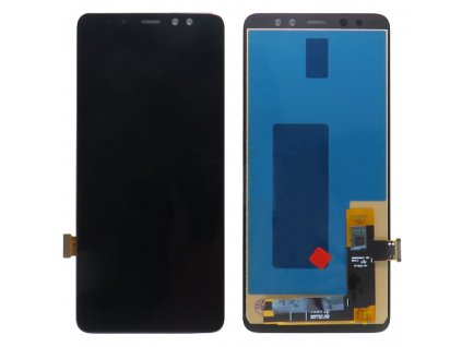Pót Incell LCD képernyő Samsung Galaxy A8 Plus 2018 (a730) + fekete érintőképernyő