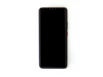 Eredeti LCD kijelző Huawei Mate 20 Pro + érintőpanel fekete  + keret