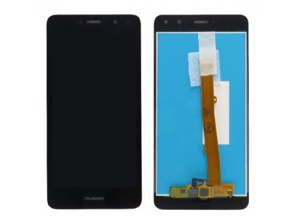 Eredeti LCD képernyő Huawei Y6 2017 + fekete érintőképernyő