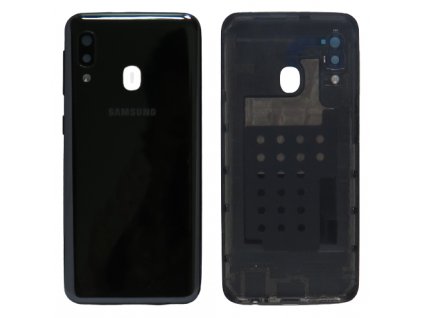 Samsung Galaxy A20e (SM-A202F) - Hátsó tok +fényképező tok, fekete színű