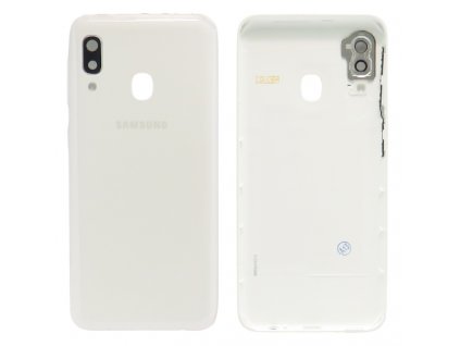 Samsung Galaxy A20e (SM-A202F) - Hátsó tok +fényképező tok, fehér színű