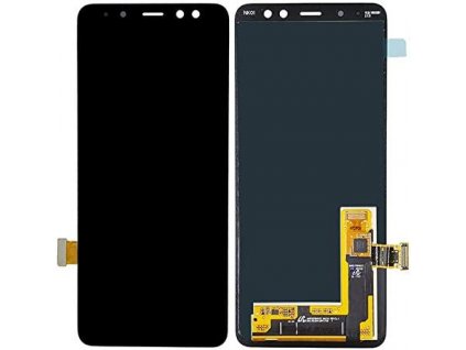 Oled képernyő Samsung Galaxy A8 2018 (a530) + fekete érintőképernyő