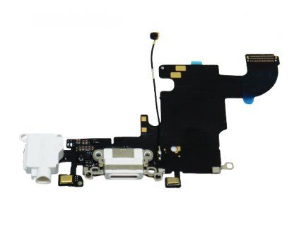 Apple iPhone 6s Flex töltőkabel, AUX port, mikrofon - fehér