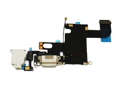 Apple iPhone 6 Flex töltőkabel, AUX port, mikrofon - fehér