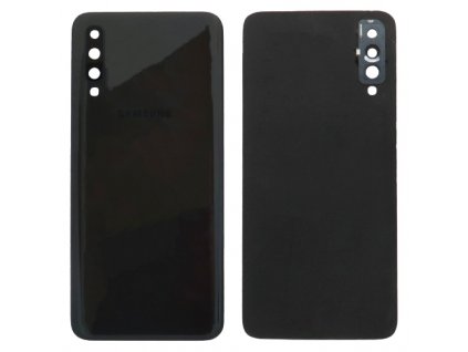 Samsung Galaxy A50 (SM-A505F) - Hátsó tok + fényképező tok, fekete színű (Black)